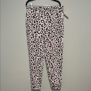 Colsie Leopard Pajama Sweatpants